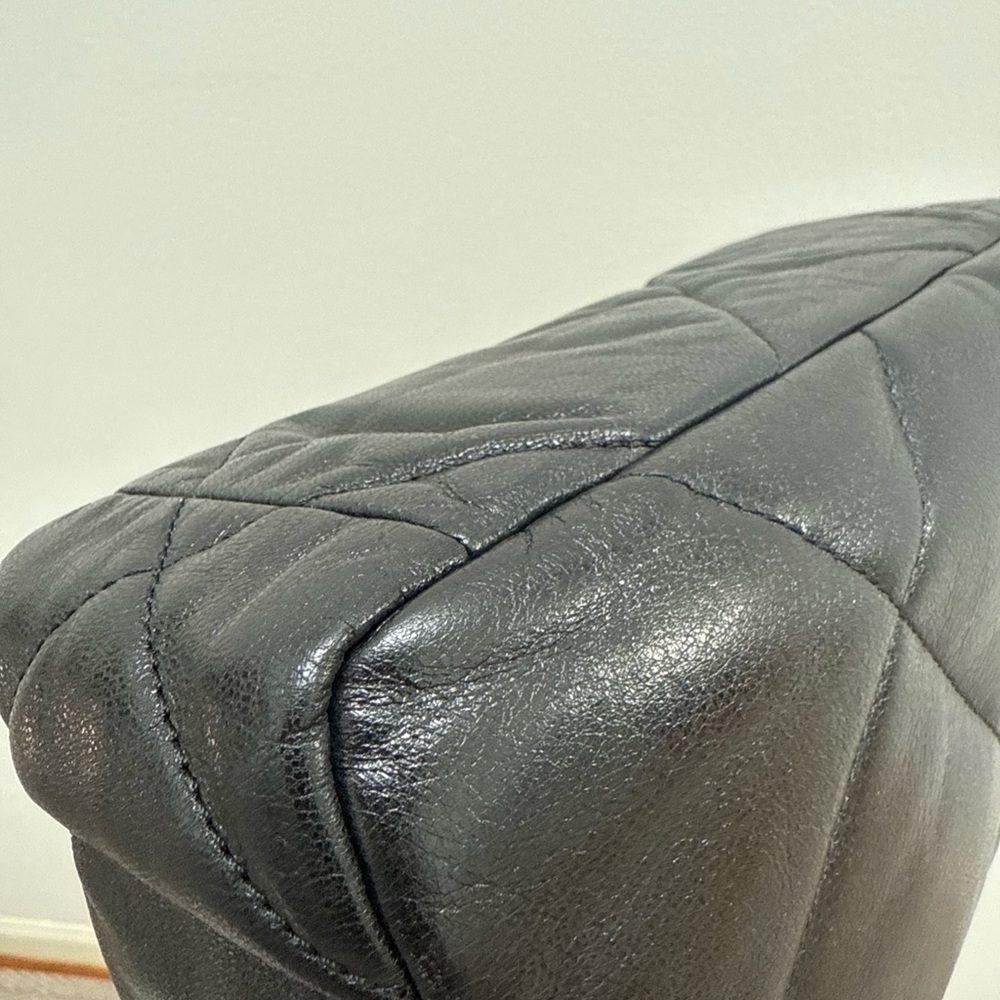 Sold Chanel 19 Black Goatskin Medium Bag - Picture 10 of 15